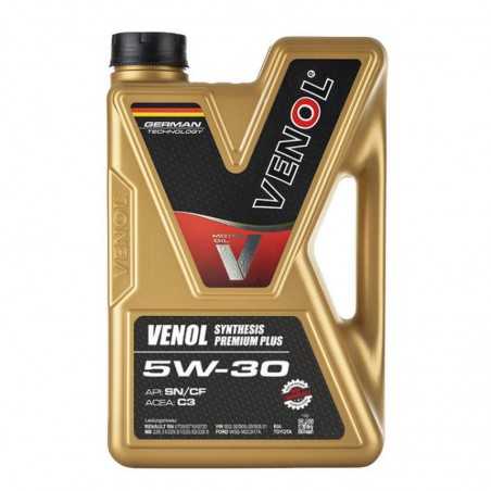 VENOL 5W30 - Syntetický motorový olej Premium Plus C3 SN/CF VENOL 5W30 - Syntetický motorový olej Premium Plus C3 SN/CF